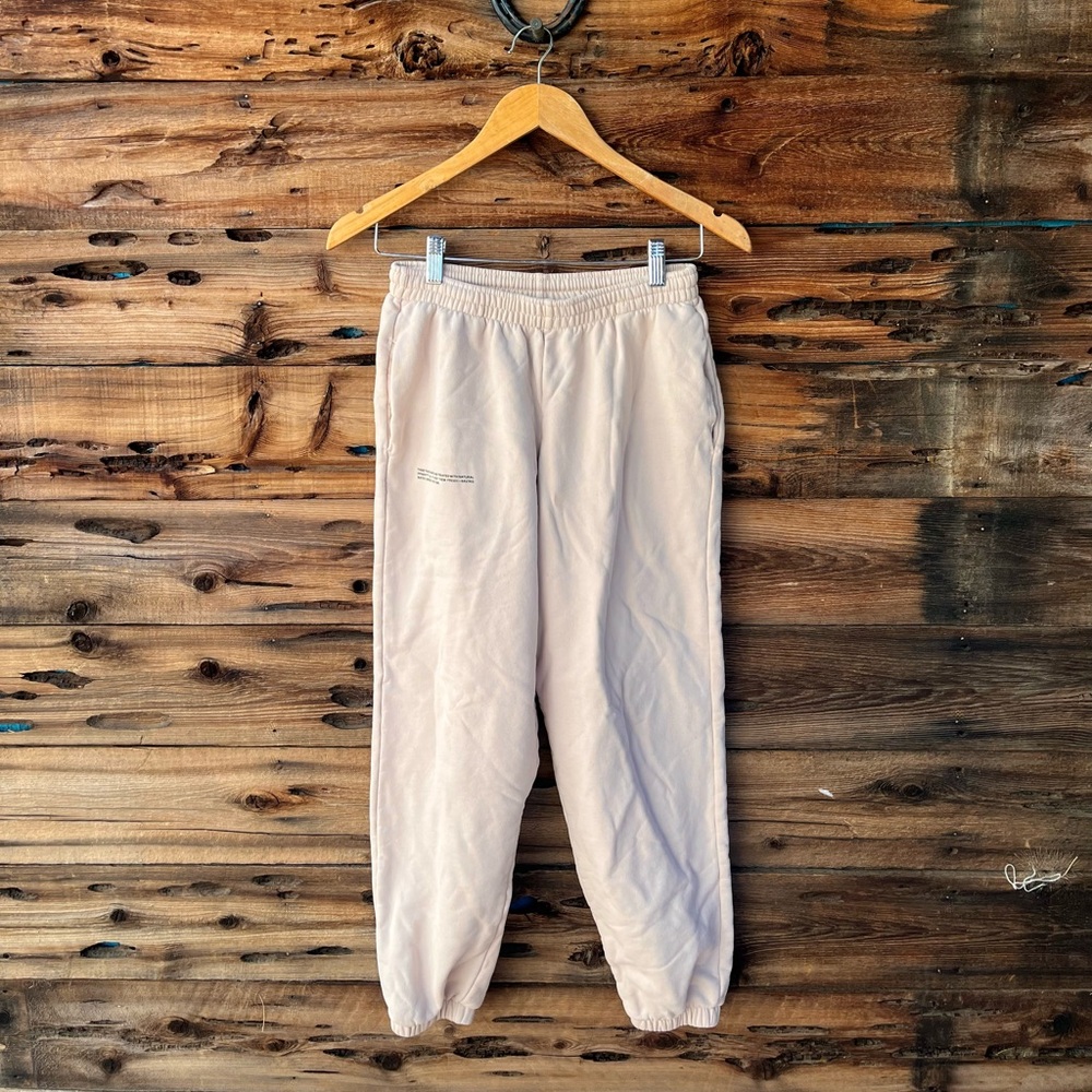PANGAIA | Cream Off White Jogger Pants XS